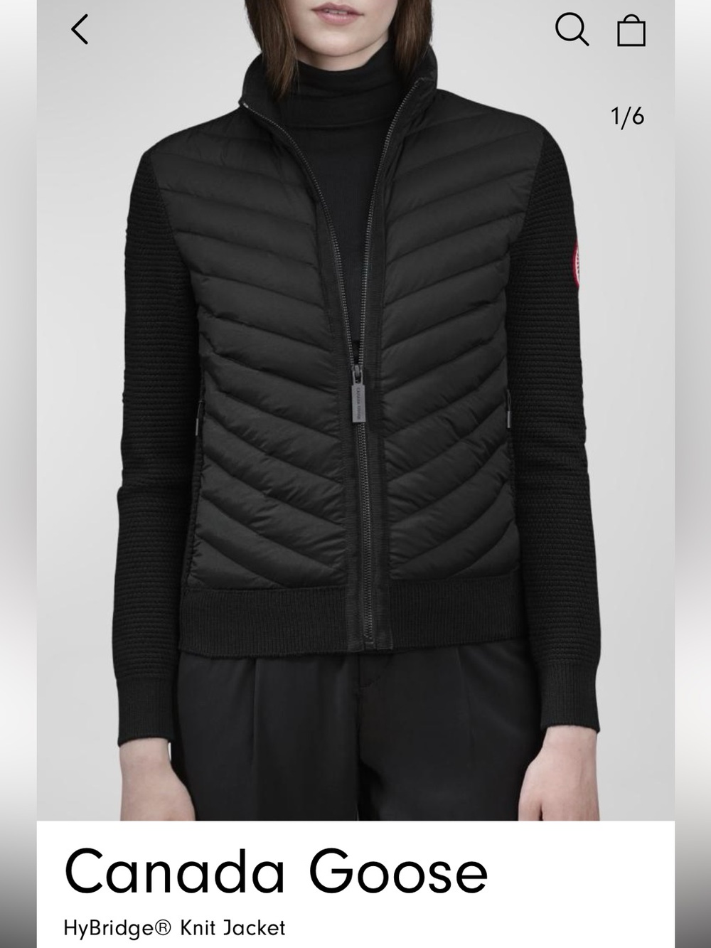 Canada Goose Hybridge Knit Jacket